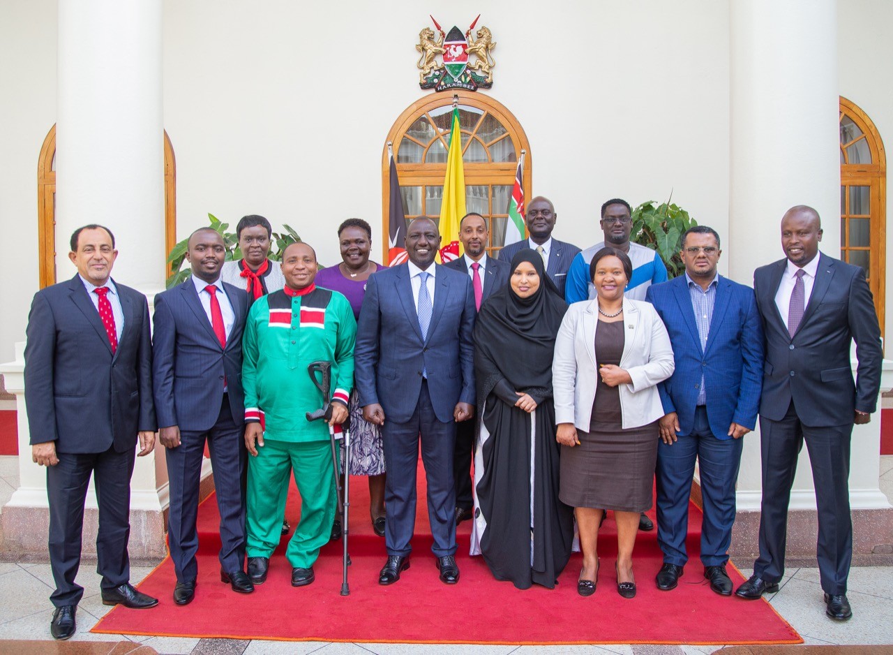 Photo courtesy: EALA MPs meeting President William Ruto at State House Nairobi.