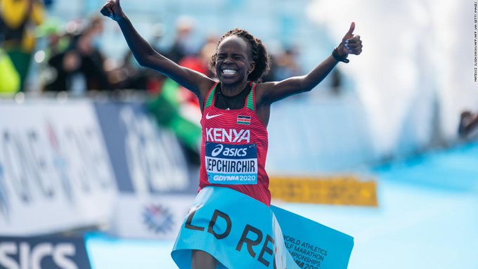 Peres Jepchirchir Smashes Women Only World Record In London Marathon