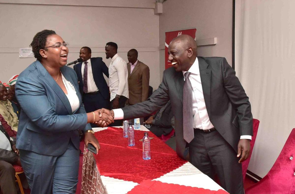 Aisha Jumwa meeting Ruto