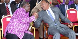 Francis Atwoli and Uhuru Kenyatta