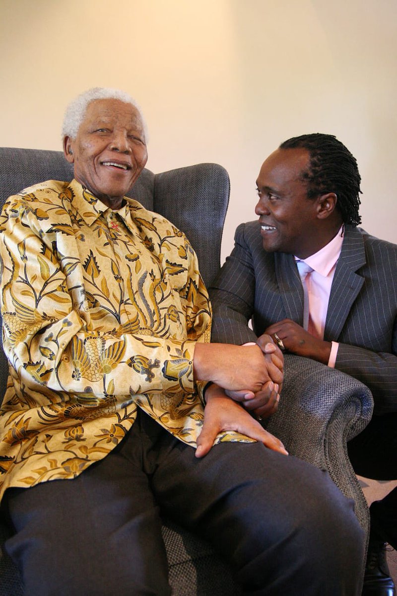 Jeff Koinange meeting Nelson Mandela