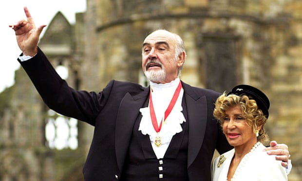 The late Sean Connery and his wife  Micheline Roquebrune. Photo Credit: Courtesy 