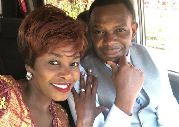 Gloria Muliro with new husband