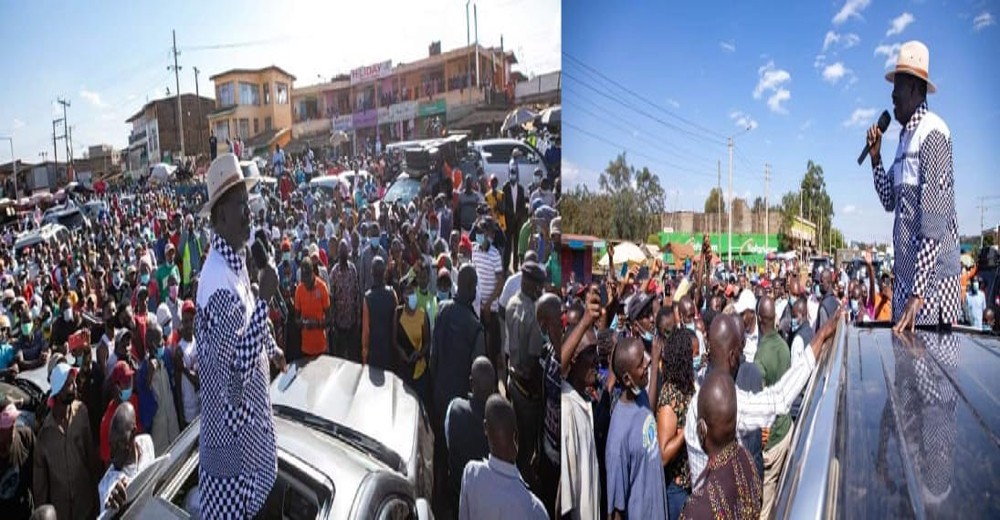 Ruto Allies Desperately Edit Raila's Mt. Kenya Videos To Paint A False Picture