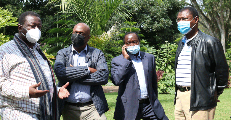 OKA principals Kalonzo Musyoka, Musalia Mudavadi, Gideon Moi and Moses Wetangula