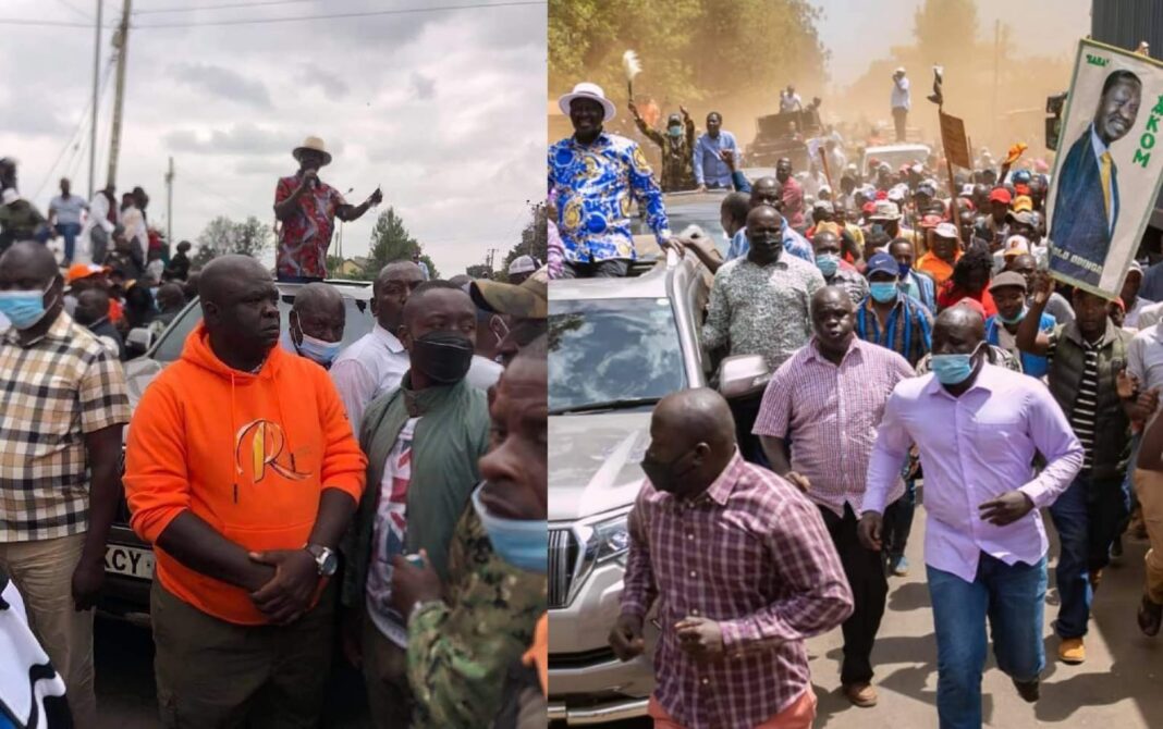 Bill Arocho Led Security Save Raila From Hired Goons Chanting Ruto In Runyenjes