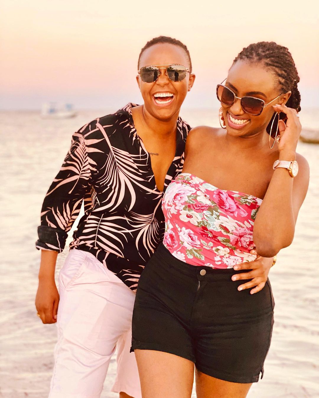 Michelle Ntalami and Makena Njeri during good times