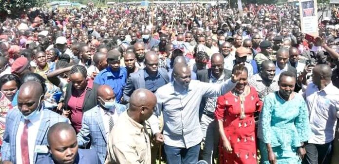 Ruto Heckled In Narok As Pro Raila Supporters Attempt To Disrupt Rally