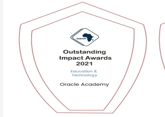 Oracle Academy Recognized For The Outstanding Impact Award 2021