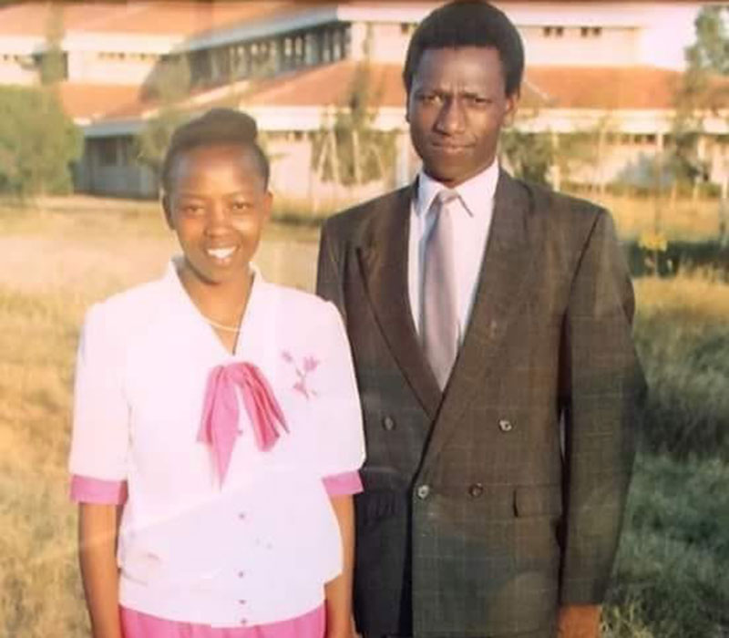 Ruto and Rachel during early years of their marriage