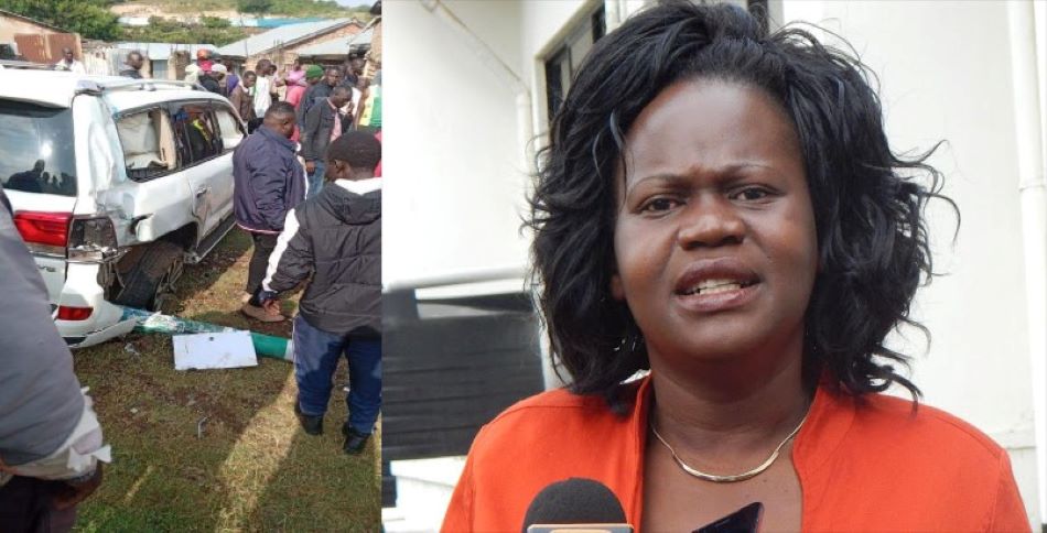 Gladys Wanga's Brother Involved In An Accident During Campaigns In Homabay