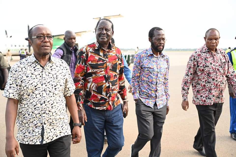 Anger As Raila Urgently Lands In Kisumu To Convince MCAS To Elect His Preferred Speaker