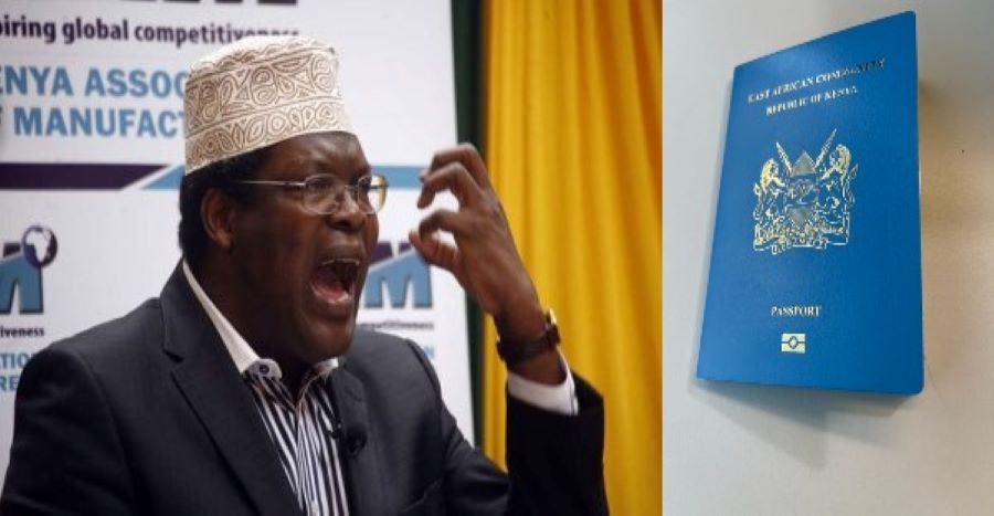 Details Emerge Why The New Passport Issued To Miguna Remains Useless And Of No Help To Him